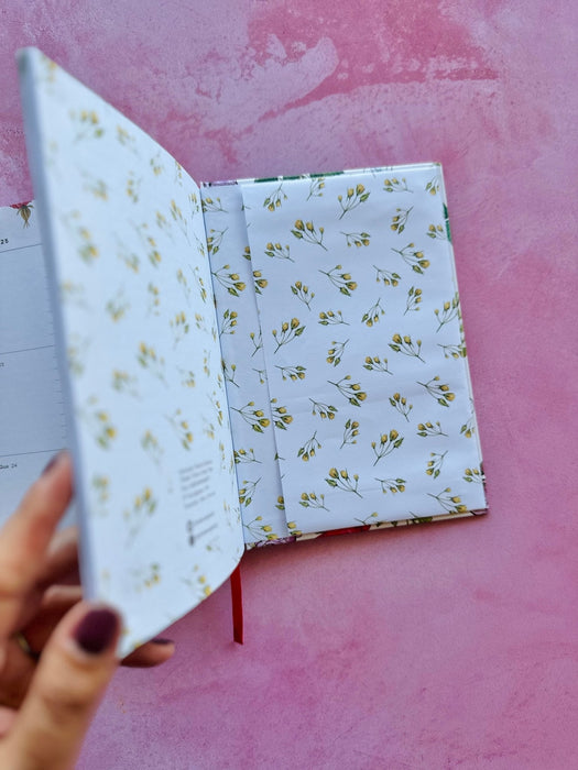 Caderno Rosas Capa Dura - Alma em Papel